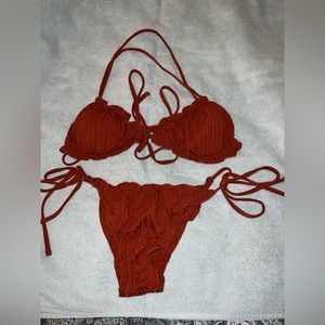 super cute burnt Orange swim suit
